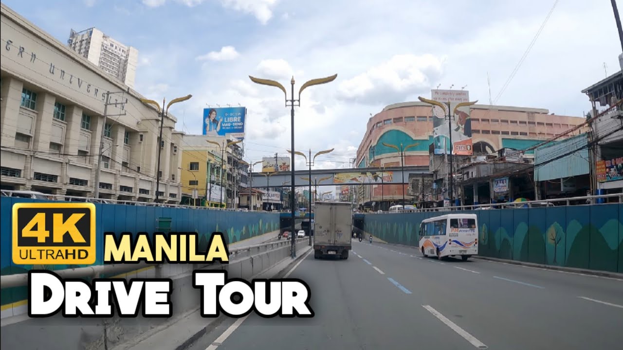Metro Manila Drive 4k | Quezon City to Manila Drive Tour | Philippines