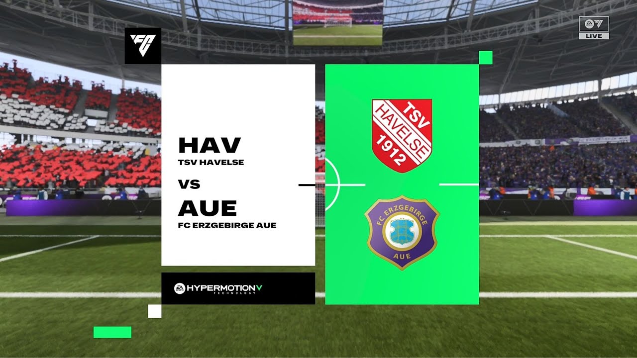 EA Sports FC 26 | TSV Havelse против Erzgebirge Aue - 3-я немецкая лига | Геймплей на PS5