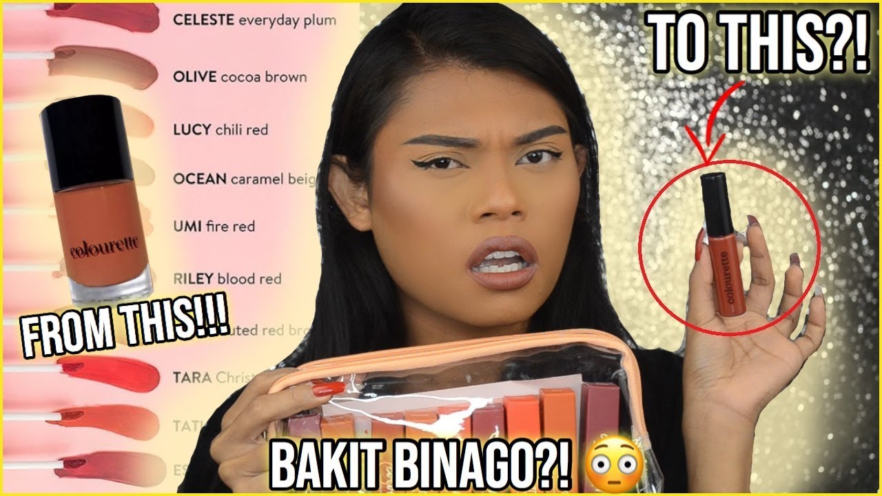 BAGONG COLOURTINTS NG COLOURETTE REVIEW/SWATCHES ON DARK SKIN & LIPS!!! HALA BAKIT NILA BINAGO?!?!