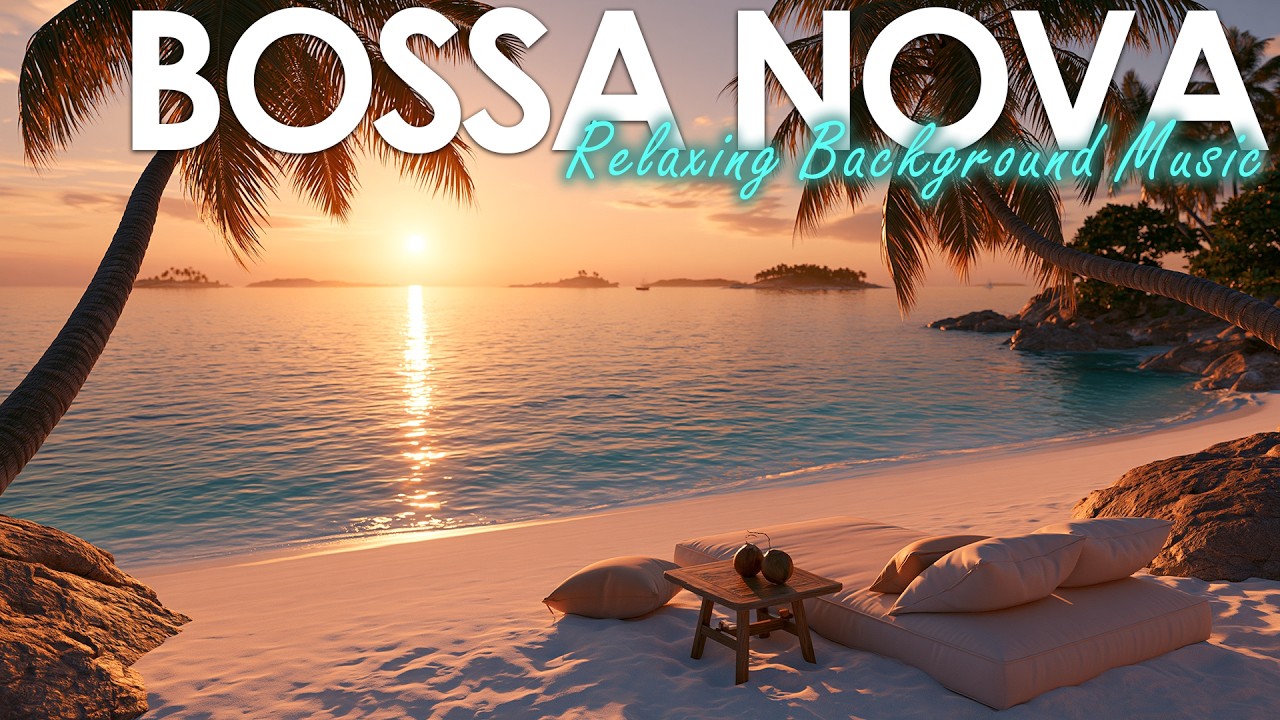 Seaside Morning Cafe Jazz | Smooth Bossa Nova Playlist for Focus & Productivity
