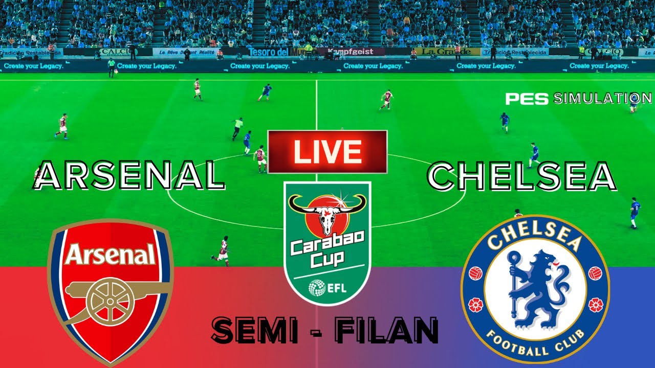 🔴LIVE | Chelsea vs Arsenal - Carabao Cup 2025/26 Full Match - PES 2021