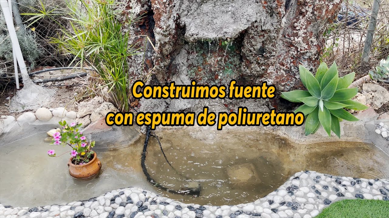 Fuente  cascada  de poliuretano
