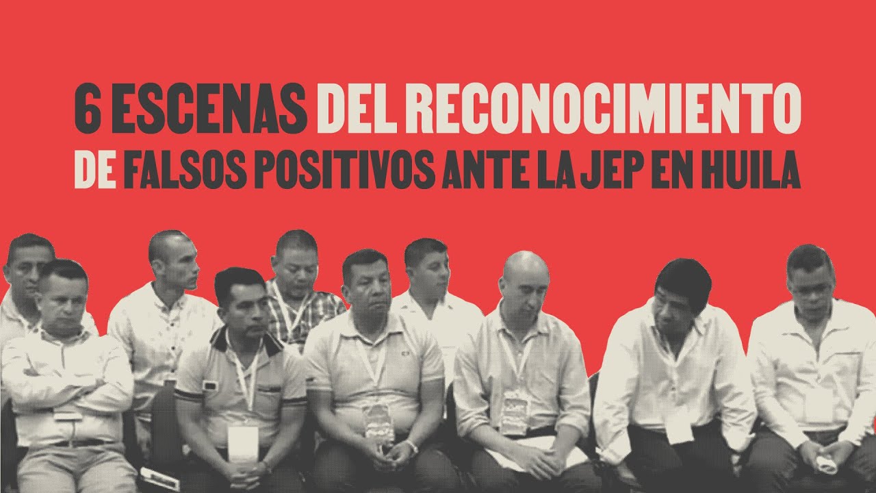 6 escenas del reconocimiento de falsos positivos ante la JEP en Huila. #jep  #colombia