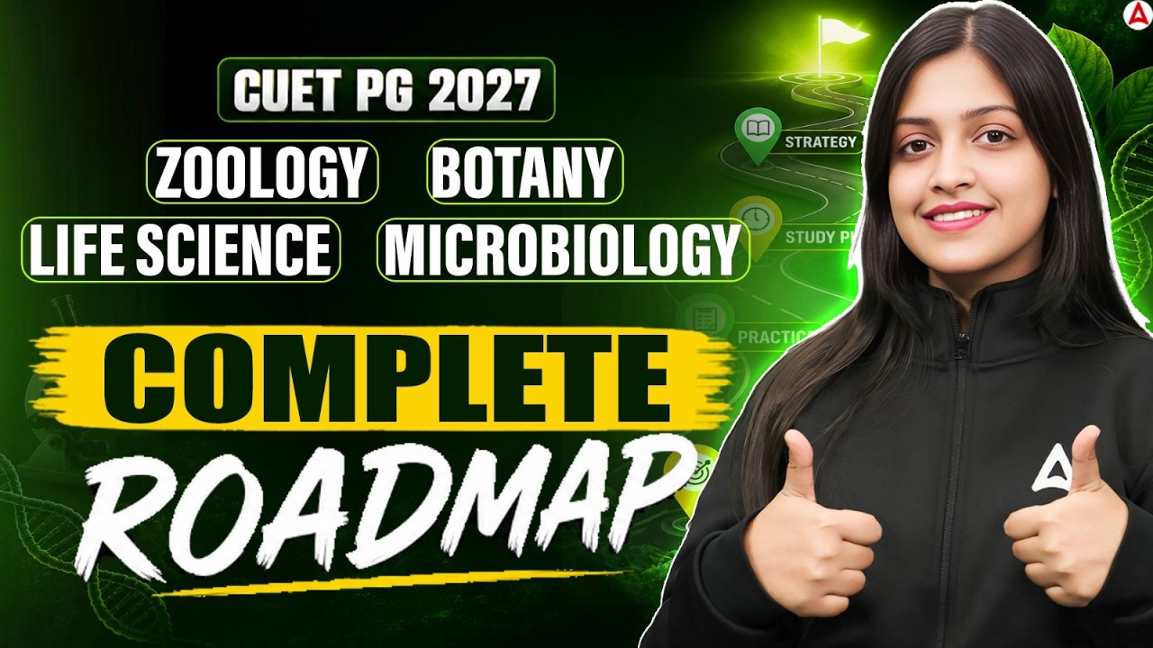 CUET PG 2027 Biology Roadmap | Complete Strategy for Zoology, Botany, Microbiology & Life Science
