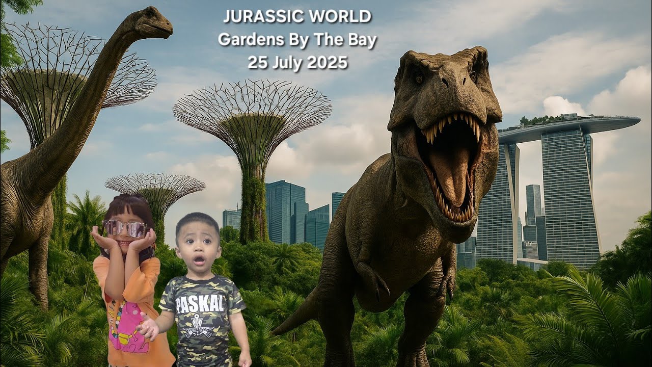 20 July 2025: Jurassic World at Gardens By The Bay, SG