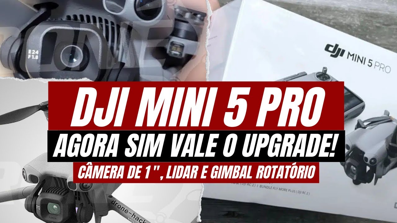 [RUMORES] DJI MINI 5 PRO: Tudo sobre o novo melhor drone custo beneficio de 2025!