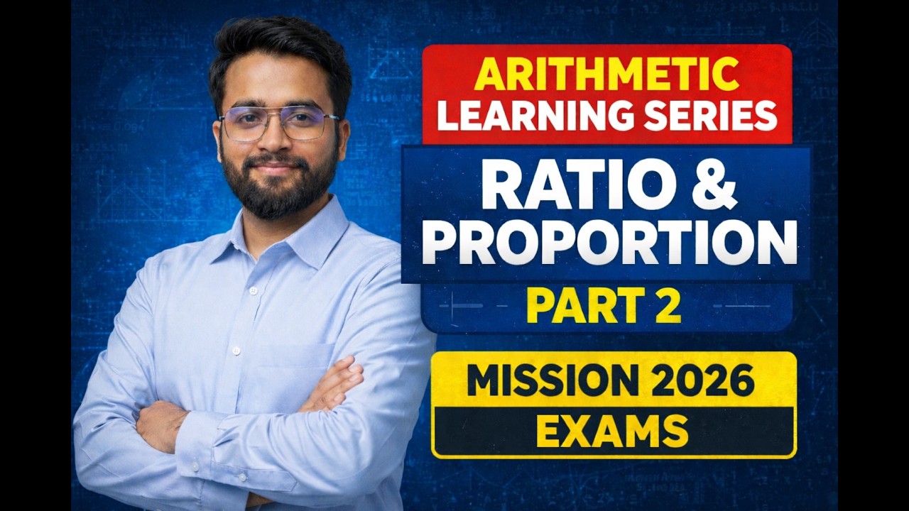 RATIO AND PROPORTION PART - 2 | PRELIMS LEVEL QUESTIONS | by Rahul Sir