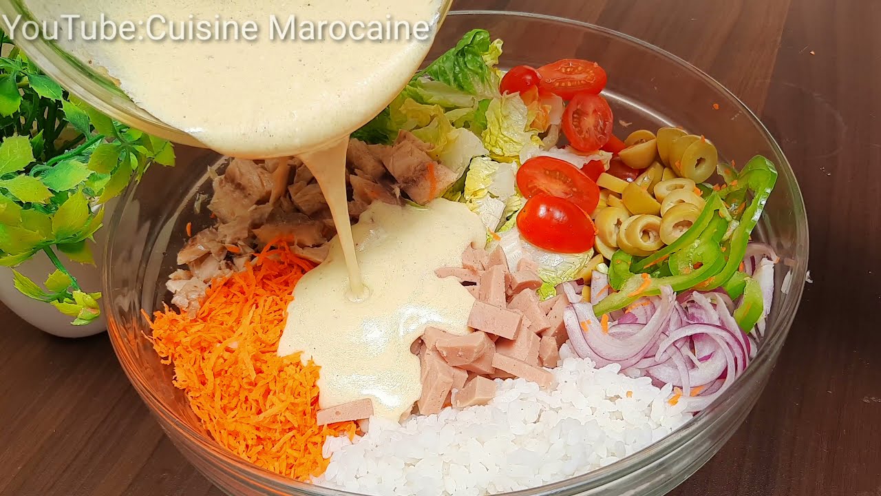 Никогда не устаешь есть этот салат! Легкий свежий микс-салат Рецепт