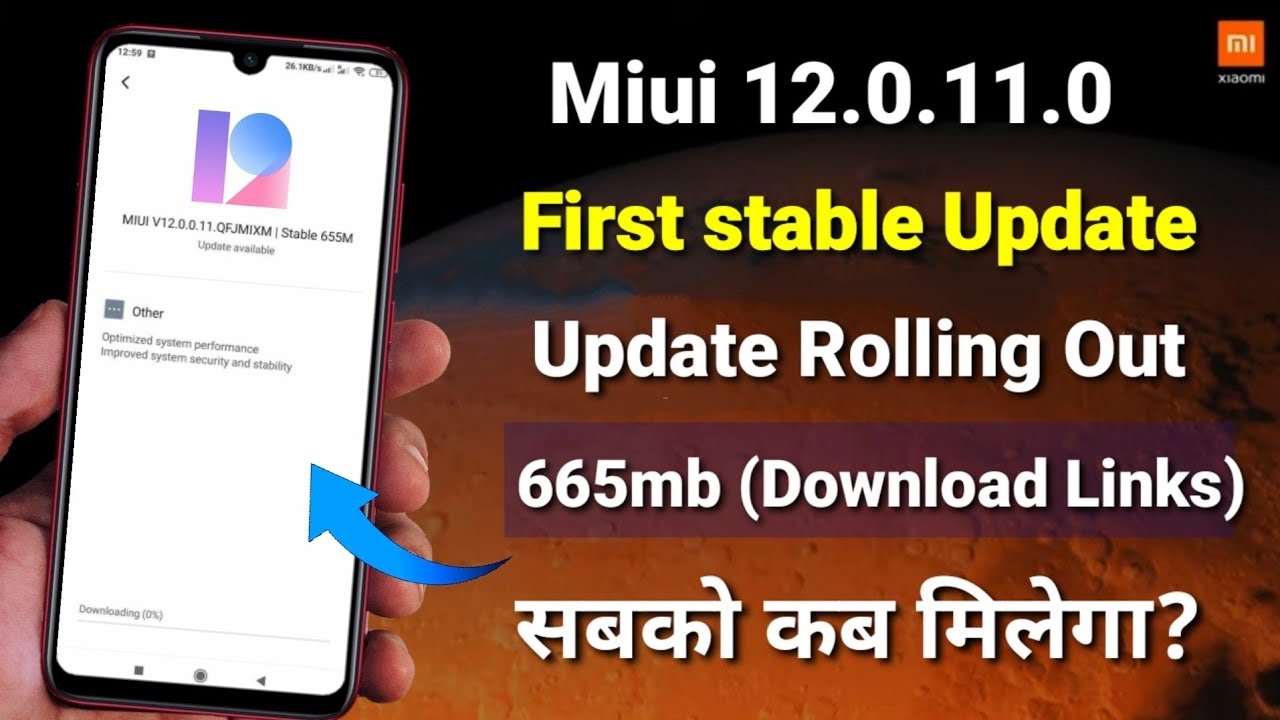 Miui 12 first Global stable update Miui 12.0.0.11 is rolling out | Miui 12 release date in India