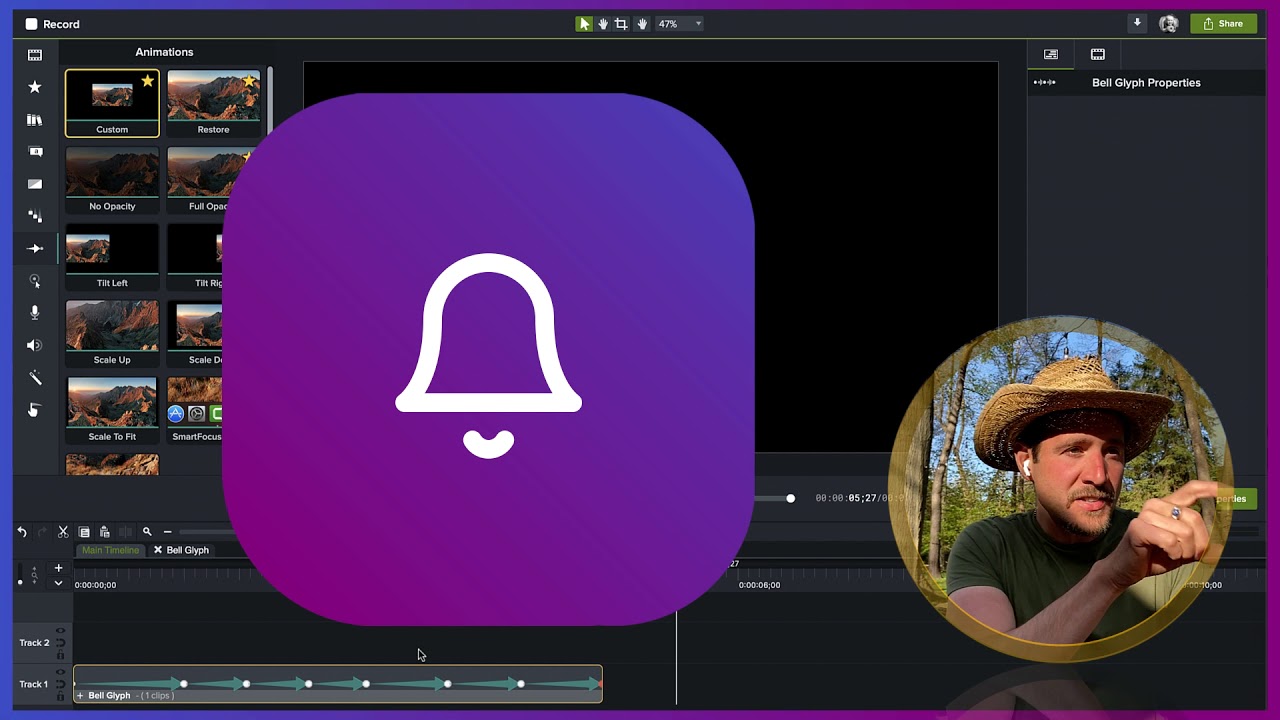 Create and animate icons in Camtasia!