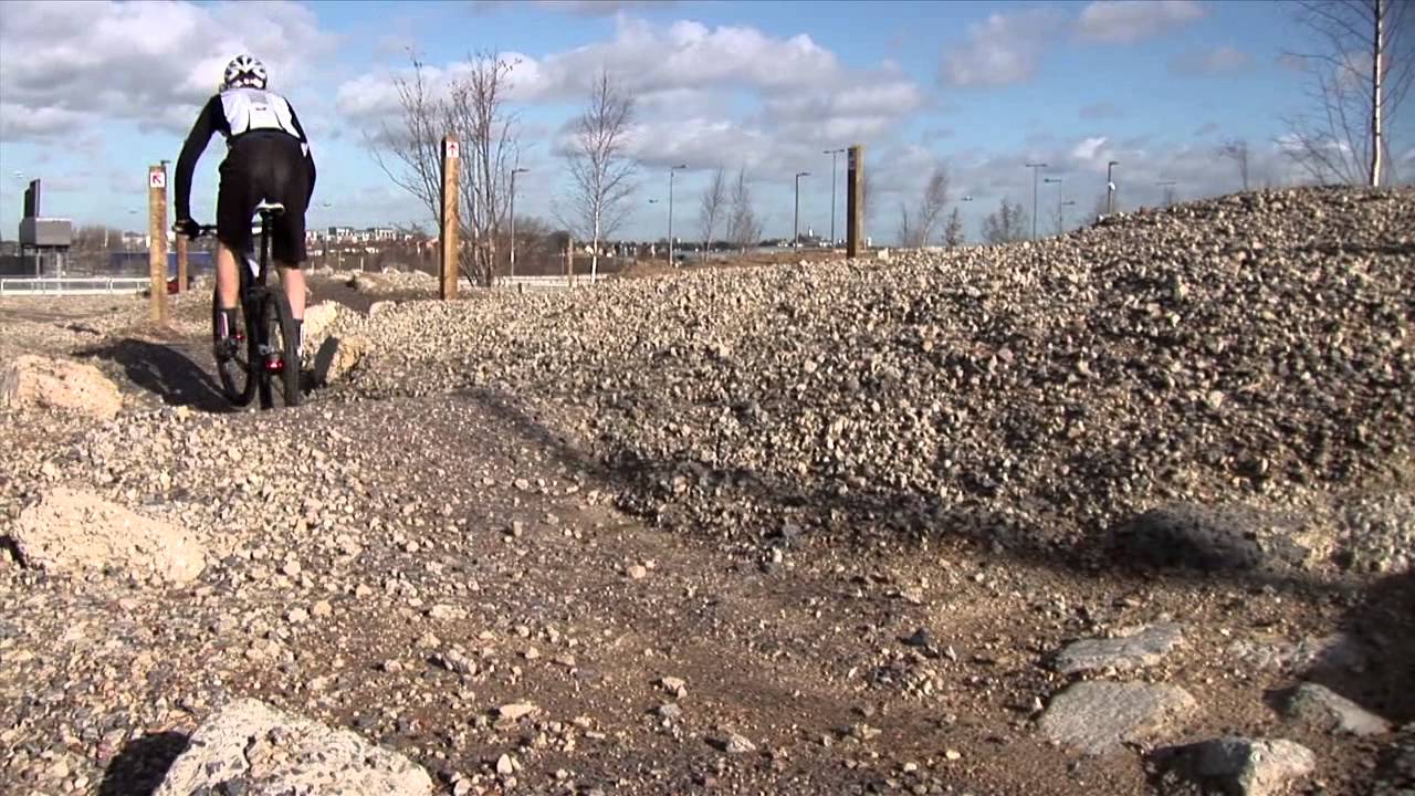 Mountain biking at Lee Valley VeloPark, London