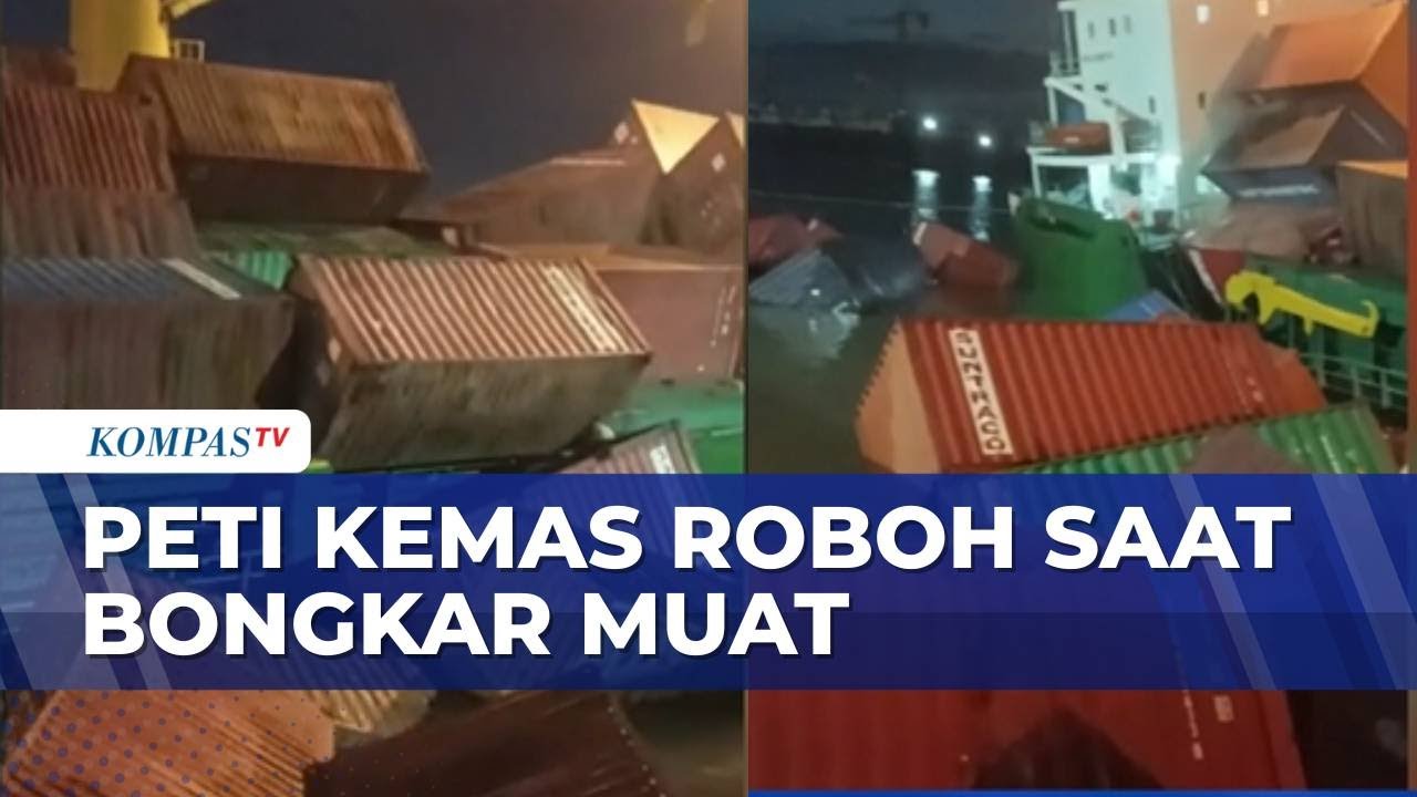 Peti Kemas Roboh Hingga Jatuh ke Laut Saat Bongkar Muat, 1 Orang Tewas | SAPA PAGI