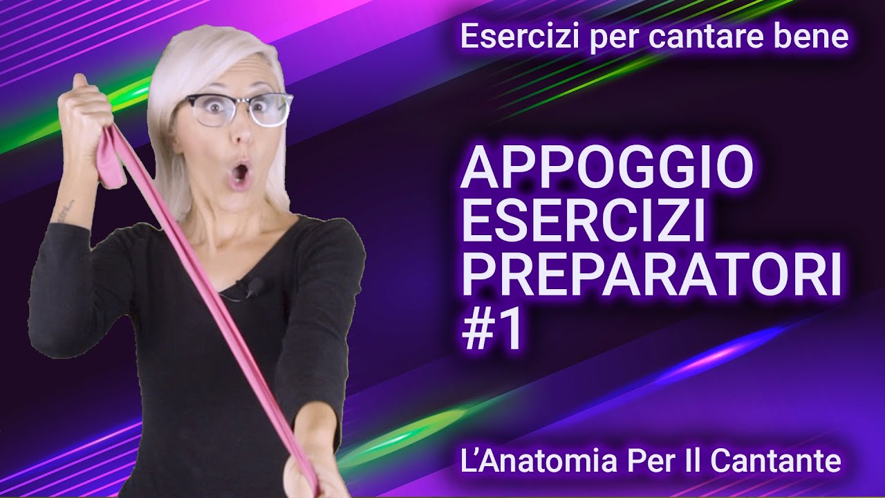 APPOGGIO NEL CANTO - ESERCIZI PREPARATORI PER CANTARE BENE #1