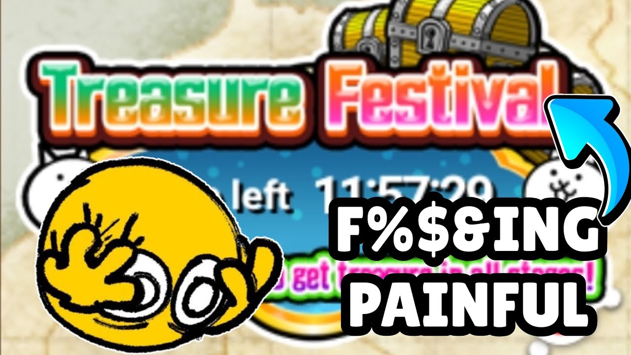 Farming Superior Treasures in The Battle Cats! (this is painful 🙁)