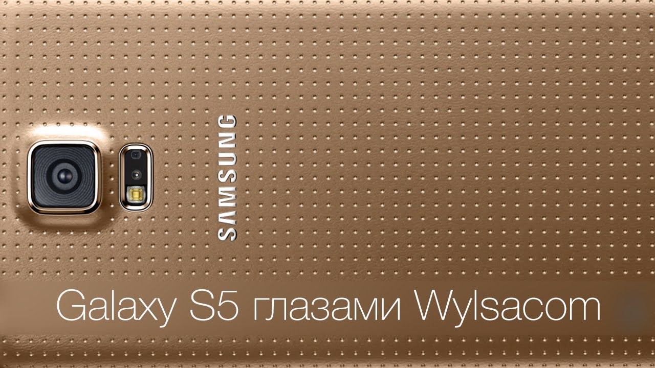 Samsung Galaxy S5 глазами Wylsacom