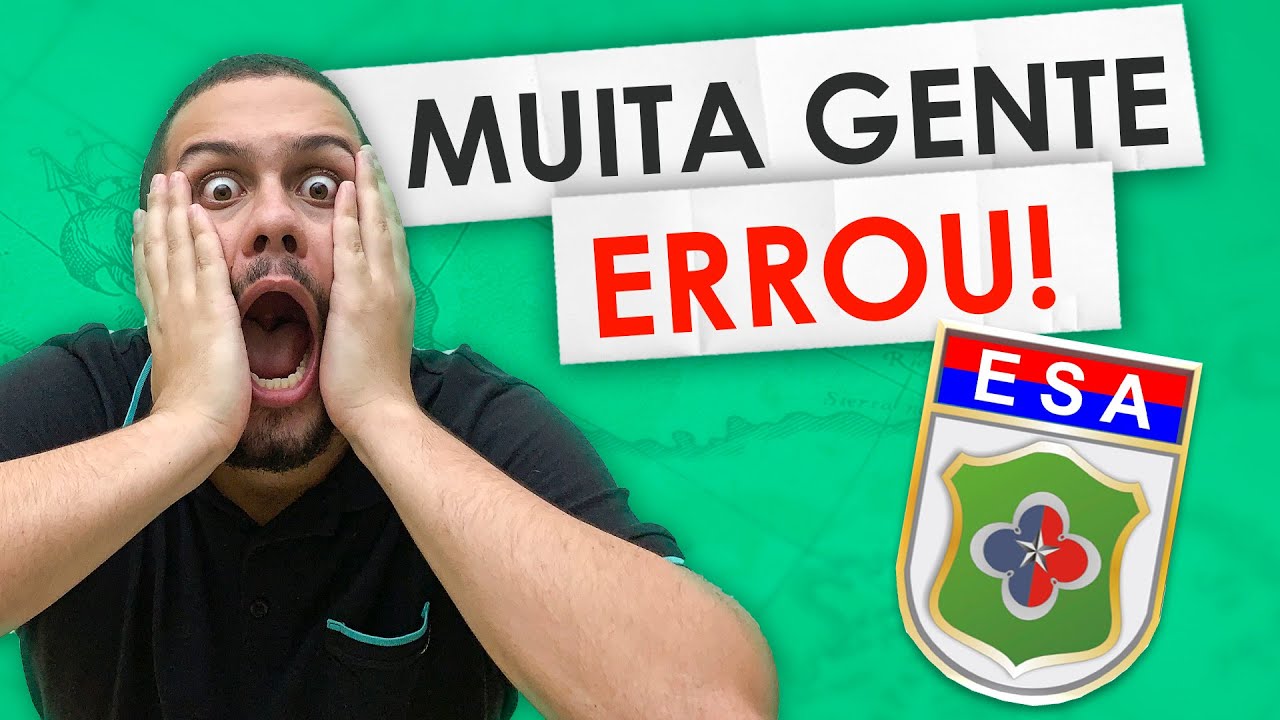 MUITA GENTE ERROU! E VOC&Ecirc;? / ESA 2019