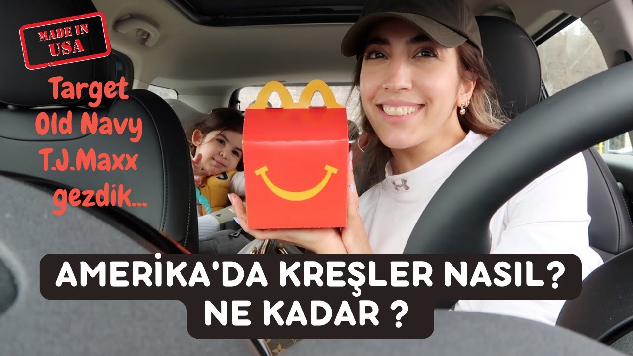 Amerika'da Kreş Sorunsalı! Aylık $2000 🤯 McDonald's Çocuk Menüde Ramazan Kutusu | Alışveriş Vlog