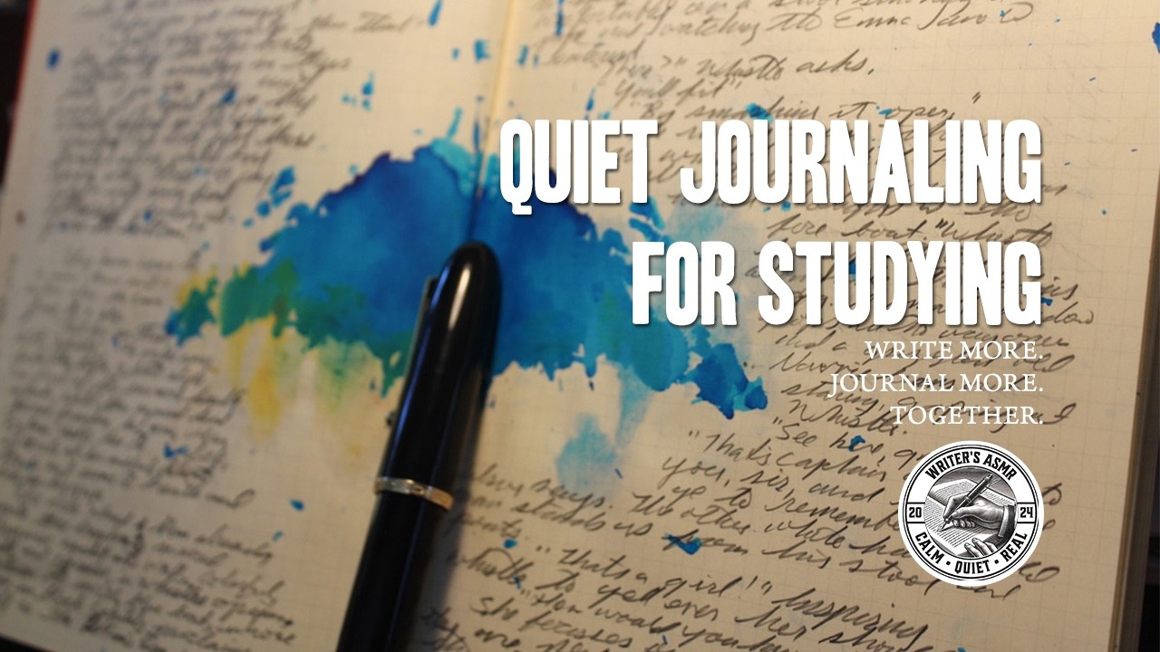 Writer's ASMR | Quiet Journaling for Studying 
