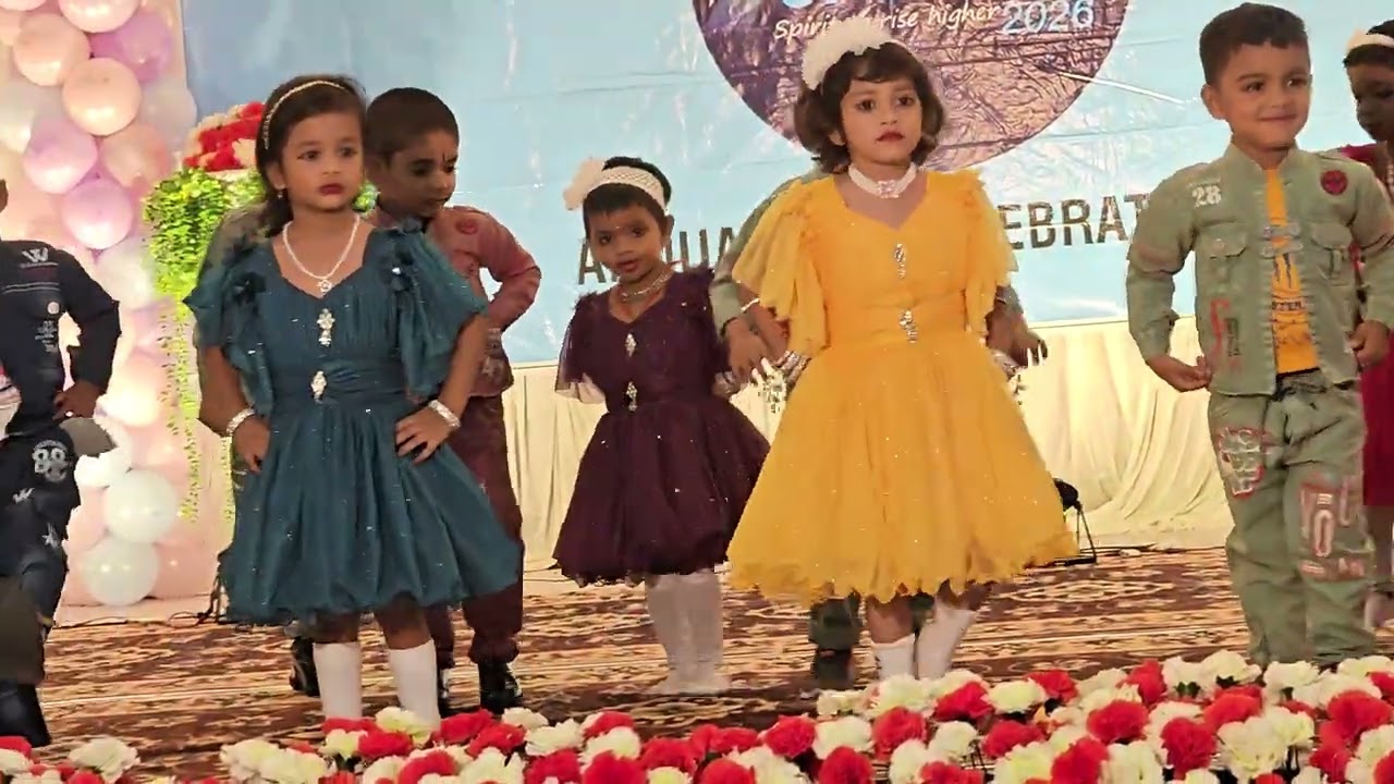 Zoobi Doobi song dnace by ThanuSri & her team🥰😍 #BhasyamSchool #Nursery 😘