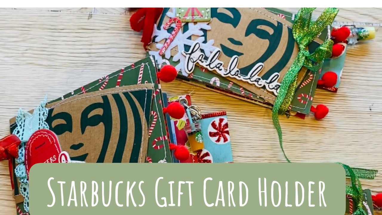 Starbucks Gift Card Holder Plus Junk Journal