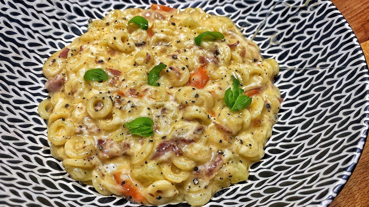 ANELLETTI FILANTI ALLA MELAGODO!!! 🐽 - ricetta #notHealthy - 🐽