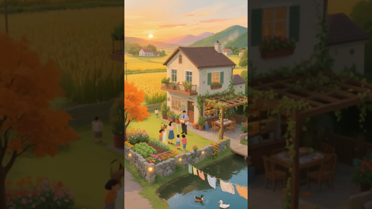 Life in the Countryside, A Warm Family Story 🍃🏡 #cozy #countryside #village #rural