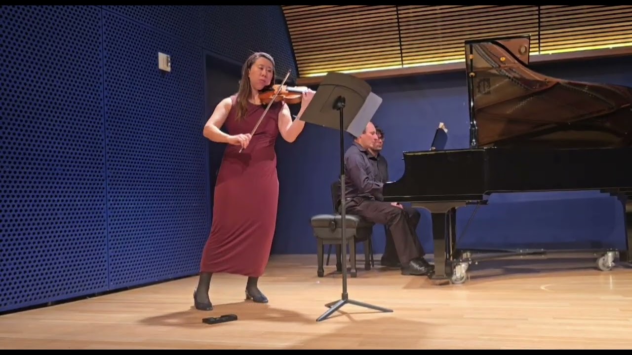 Brahms: Violin Sonata No.2, Op.100;Nicole Liaw, violin - Jesse Fried, piano;New York, Dec/13/2025