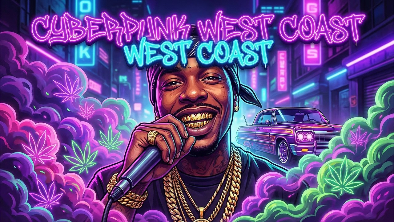 OG Chill Rap Mix 🎤 West Coast • 420 • Night Ride | Cyberpunk West Coast
