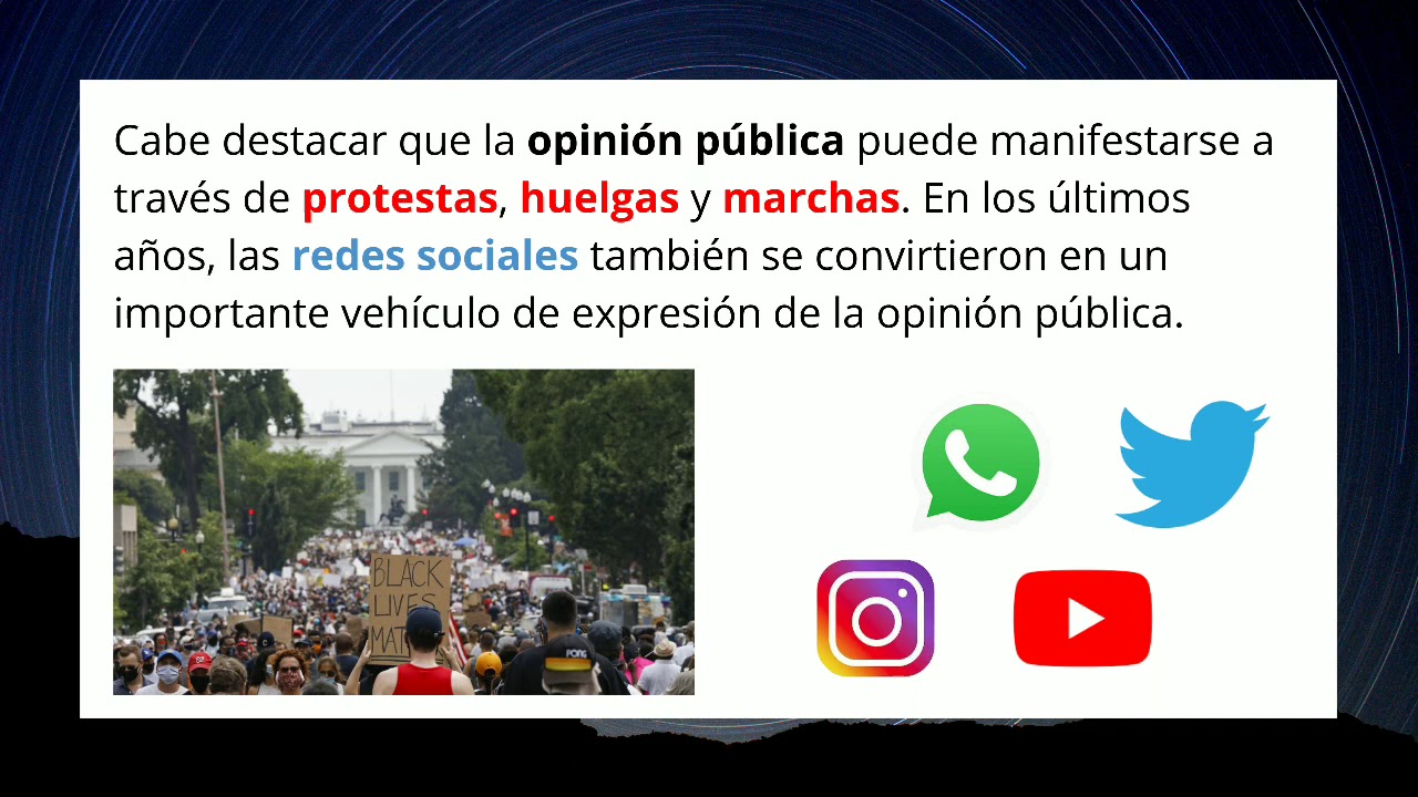 ¿Qué es la opinión pública?