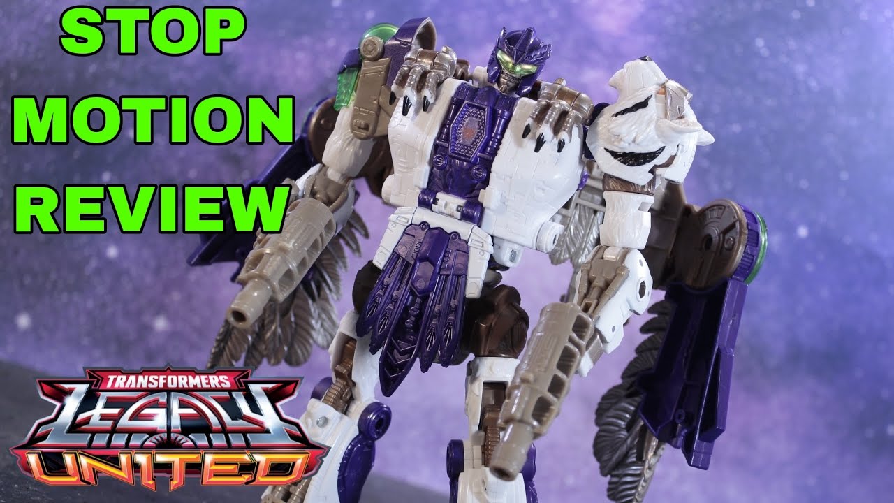 Transformers Stop Motion Review | Legacy United Leader TIGERHAWK!