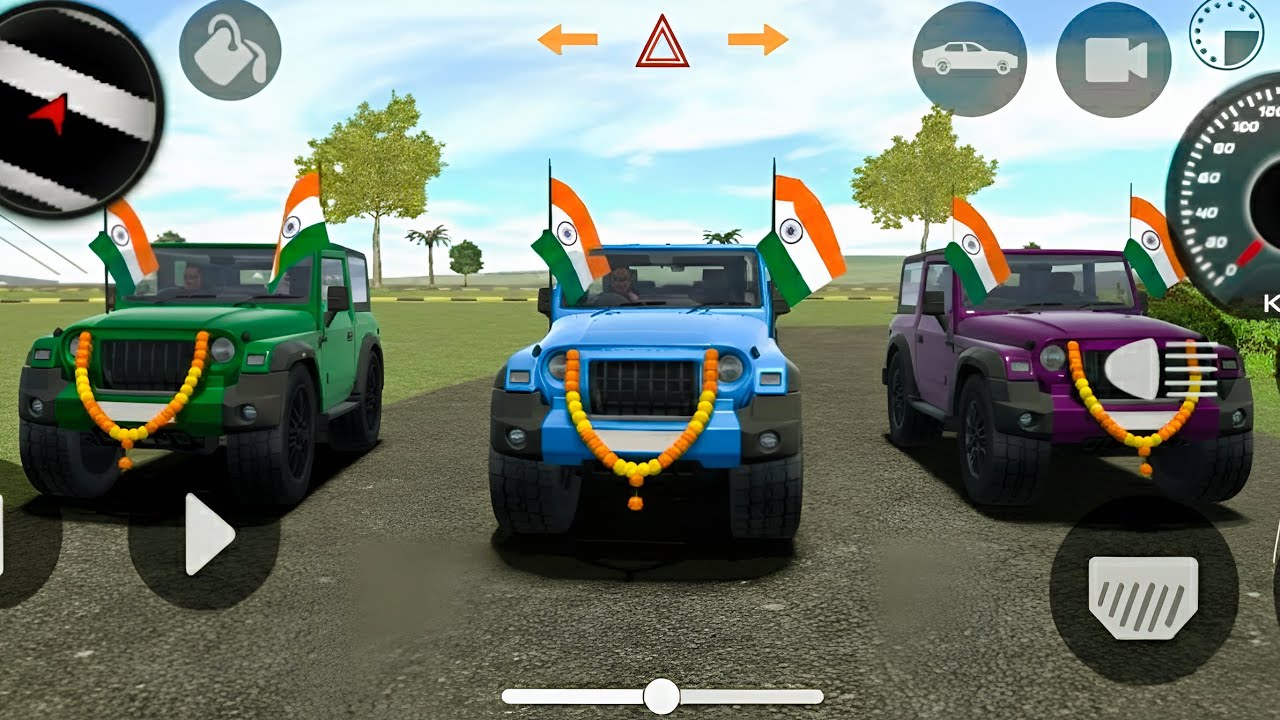 Modified Mahindra Thar😈Games:Indian Green Thar (Gadi Wala Games) Car Game Android Game - #2025#india