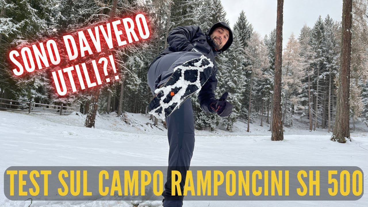 Ramponcini Decathlon SH500 Quechua - test sul campo!