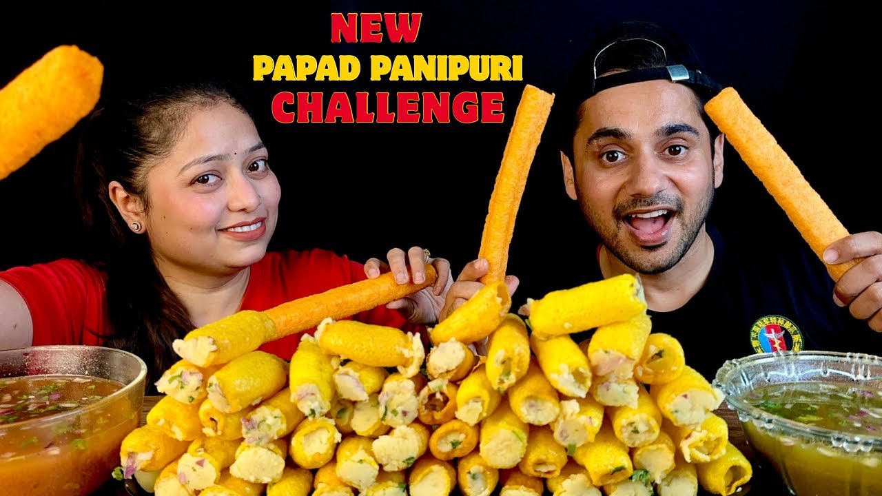 Wyzwanie: Jedzenie Panipuri | Indyjskie jedzenie uliczne | Wyzwanie kulinarne