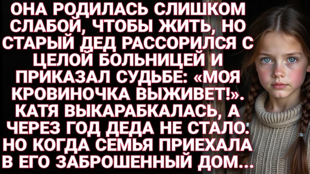 Катя, которая не должна была выжить, раскрывает тайну трёх ниток на запястье соседки. Одна из них..