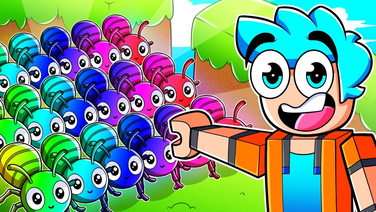 Fiz um EXÉRCITO de FORMIGAS no Roblox!