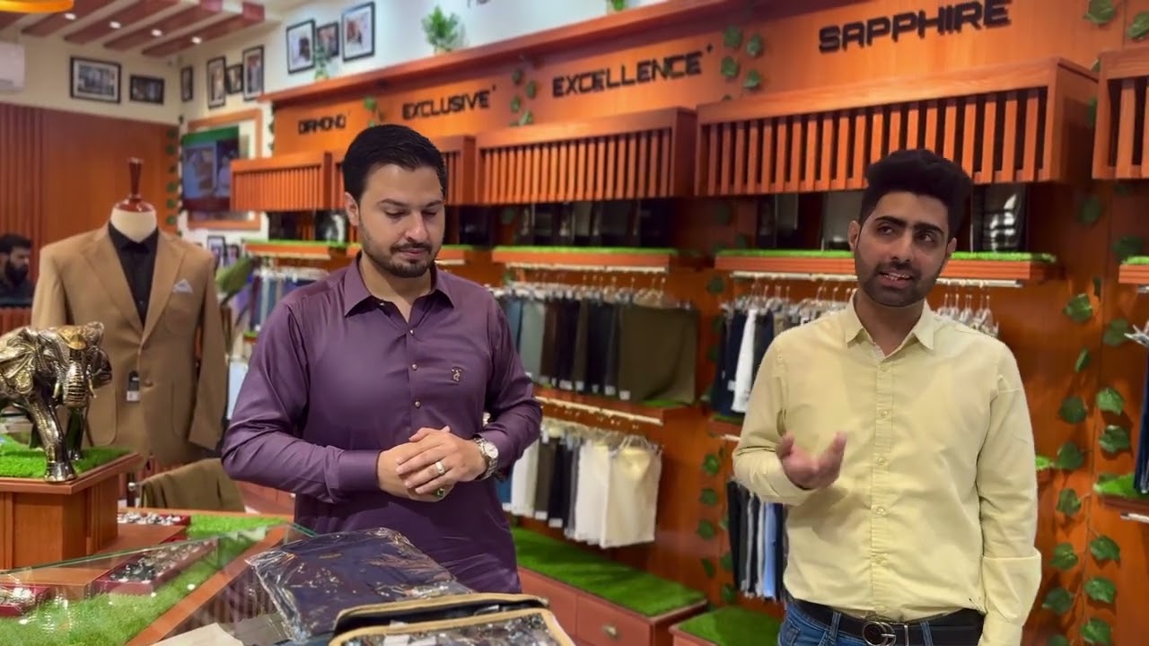 World first microchipped (RFID) kameez shalwar suits | JHONUM SMART SUIT | fayyaz Bukhari