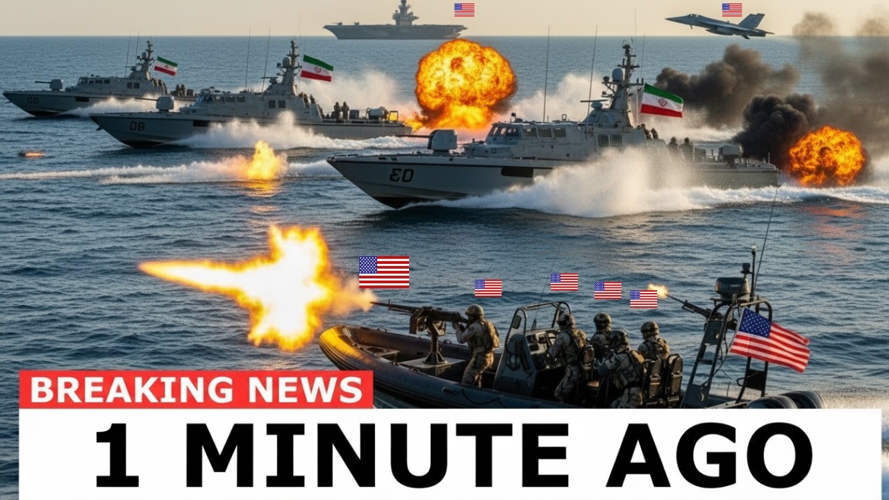 US Navy SEALs INTERCEPT Iranian Mine-Laying Fleet - 4 Vessels SUNK (Fictional Scenario)
