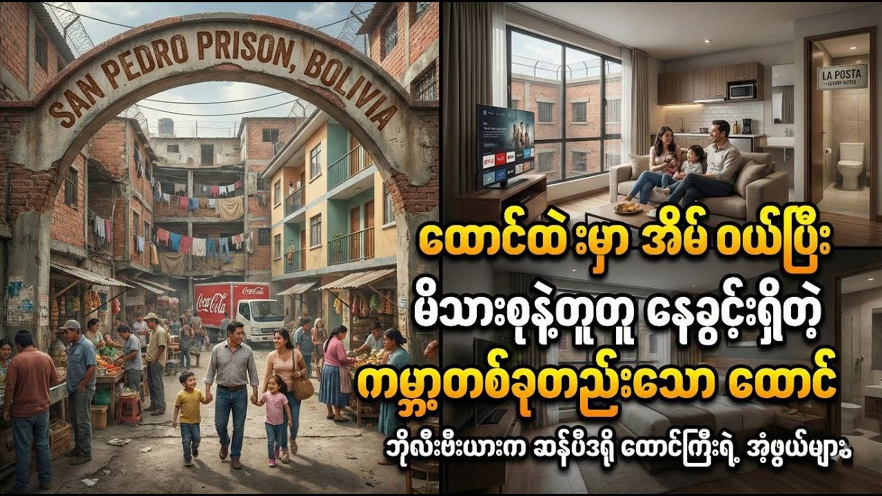 ထောင်ထဲမှာ အိမ်ဝယ်ပြီး မိသားစုနဲ့တူတူ နေခွင့်ရှိတဲ့ ကမ္ဘာ့တစ်ခုတည်းသောထောင် (San Pedro Prison)