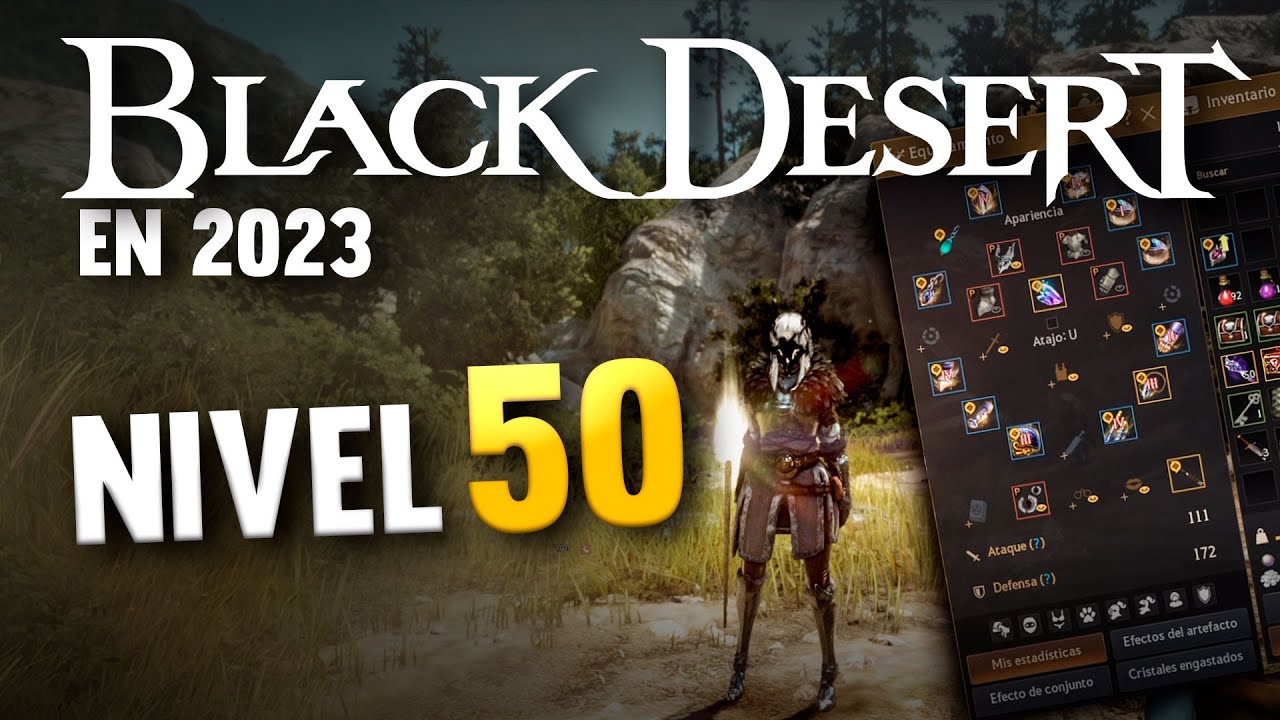 BLACK DESERT | 2023 | Día 6 | NIVEL 50: subir todo el equipo de manera EFICIENTE