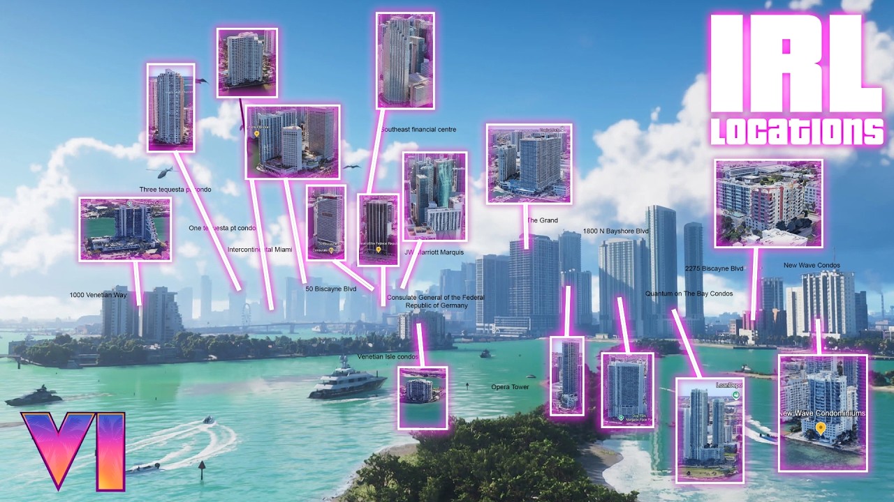 The REAL LOCATIONS in GTA 6 are INSANELY Accurate!