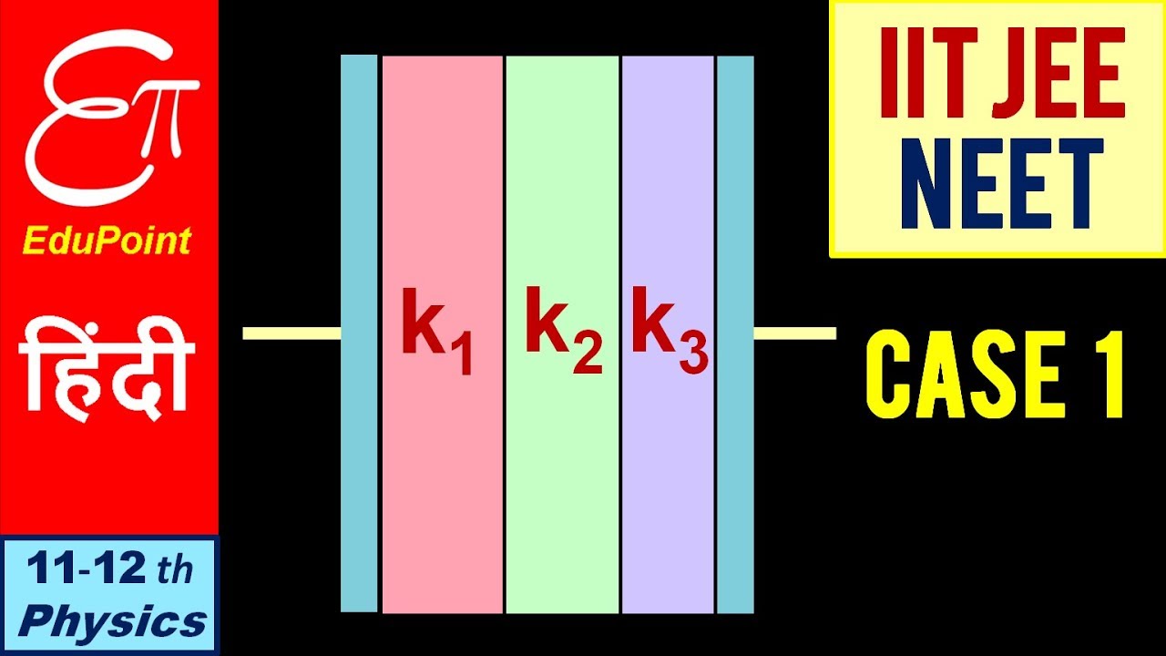 DIELECTRIC inside CAPACITOR (Case 1) - Series Combination || for IIT-JEE and NEET in HINDI