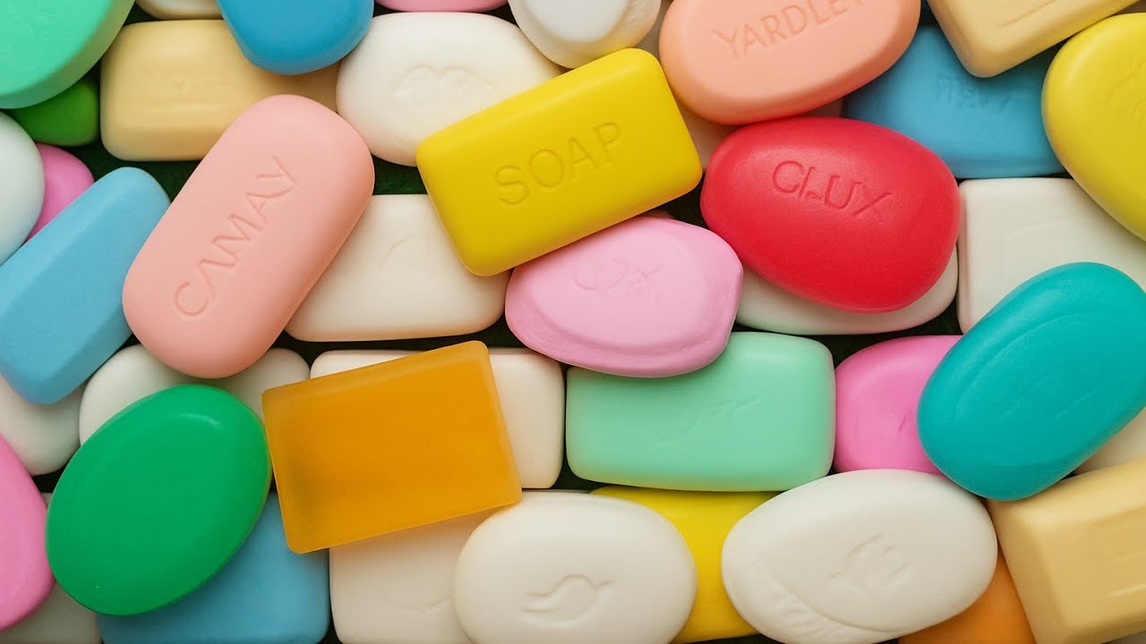🧼 Crunchy Rainbow Soap ASMR | Super Relaxing No Talking🌈 Most Colorful Soap ASMR Ever |