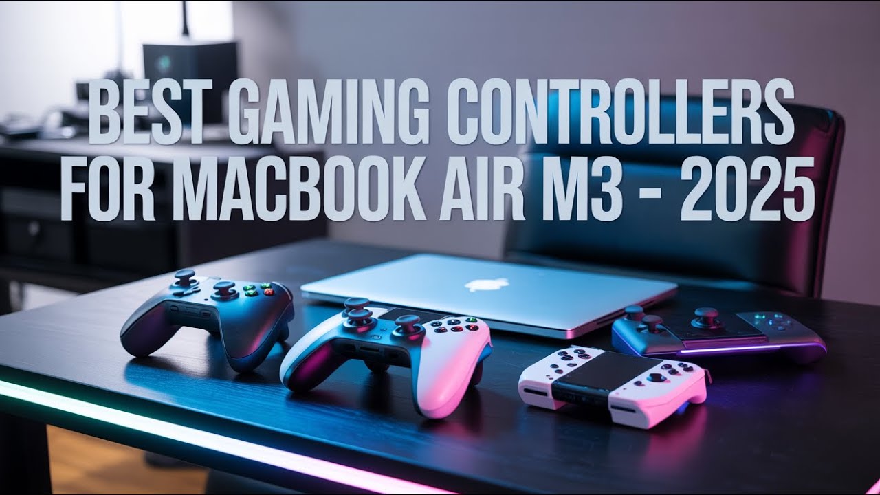5 лучших игровых контроллеров для Macbook Air M3 2025 года