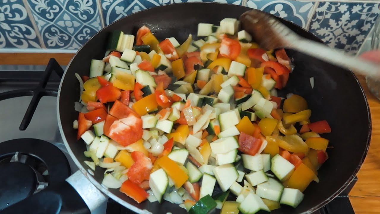 EASY ITALIAN VEGETARIAN PASTA RECIPE (RIGATONI ALL' ORTOLANA)