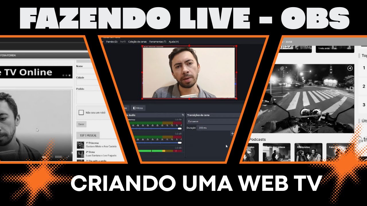 Como transmitir ao vivo com Web TV