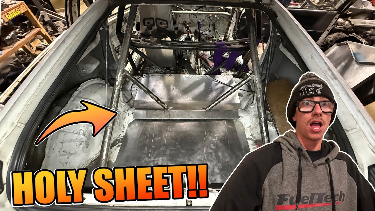 CRX Gets a Custom Sheet Metal Floor!! Cutting Brothers at It Again!!