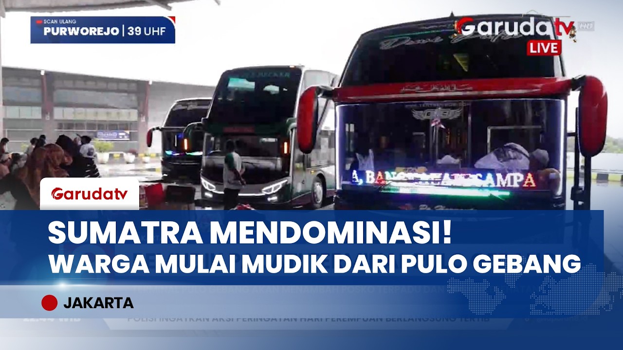 Mudik Lebih Awal! Terminal Pulo Gebang Mulai Diserbu Penumpang Tujuan Sumatra
