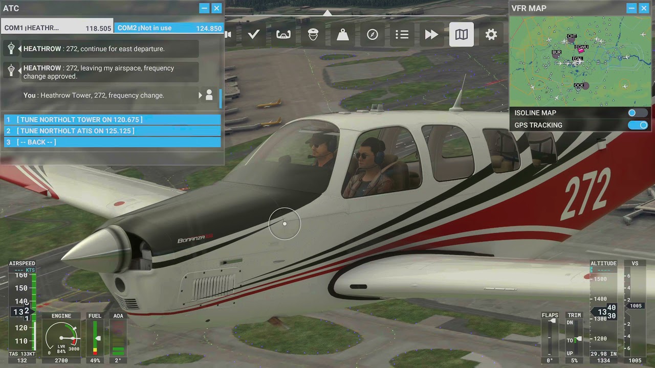 Microsoft Flight Simulator 2021 - Bonanza G36 Startup and Flight