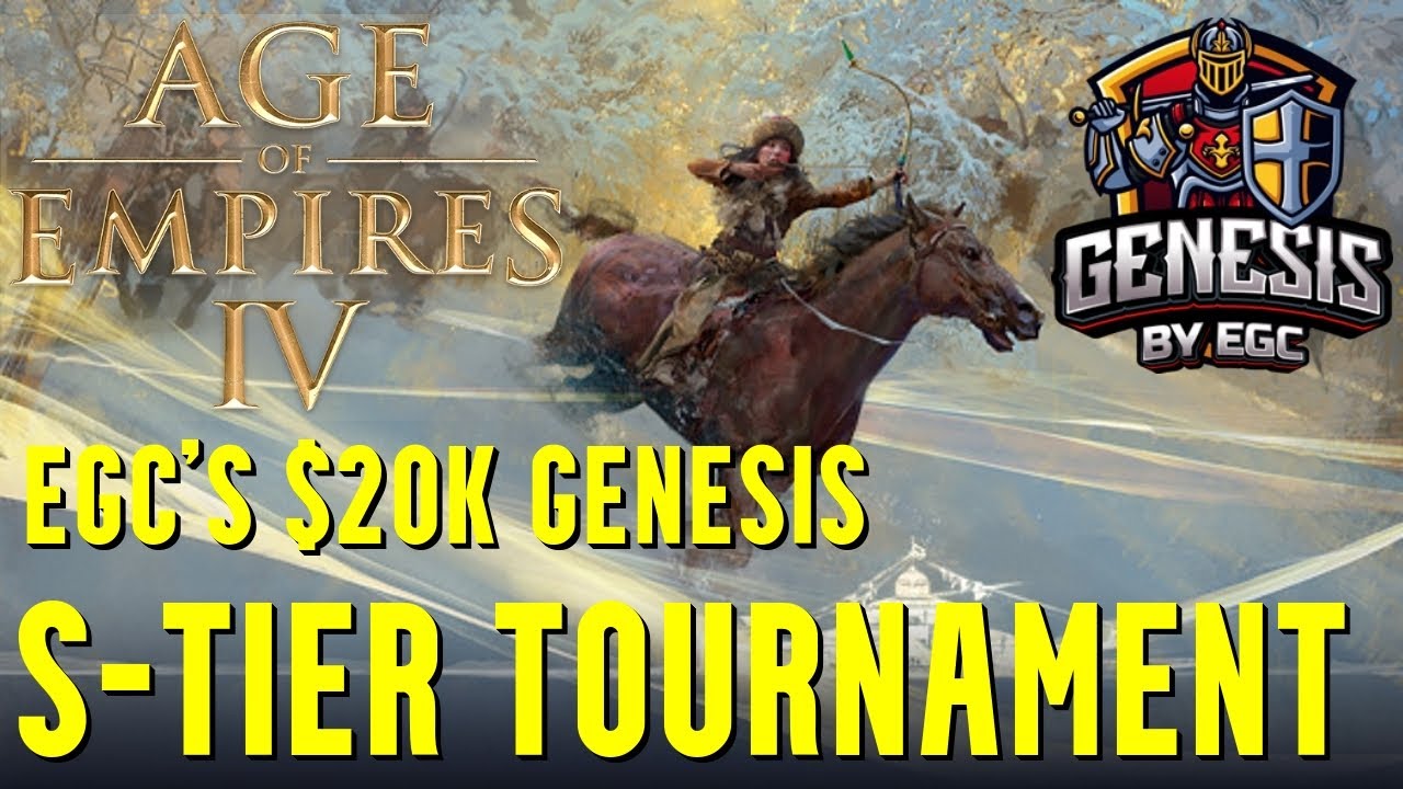 EGC'S $20k GENESIS SEMI-FINALS | Age of Empires 4 S TIER TOURNAMENT