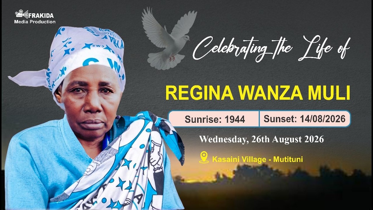 CELEBRATING THE LIFE OF REGINA WANZA MULI